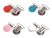 Hosenträgerclips Schnullerclips rund